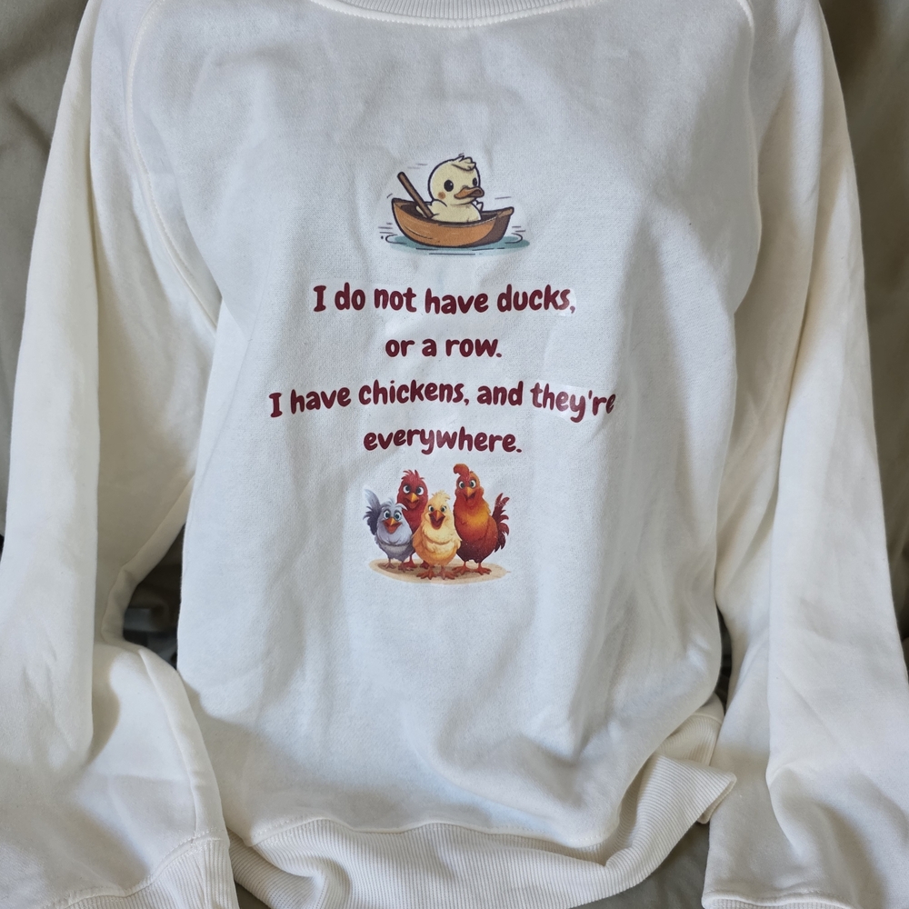 White Graphic Sweatshirt